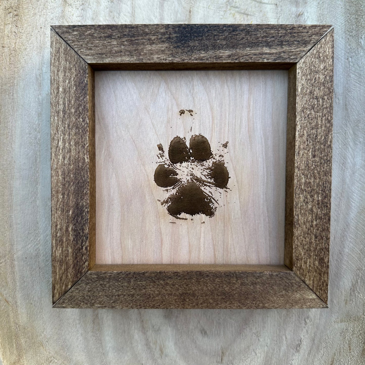 Paw - Hand - Foot Print Engrave Sign