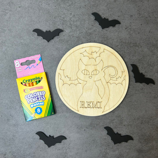 Halloween Personalized Cat Craft Kit