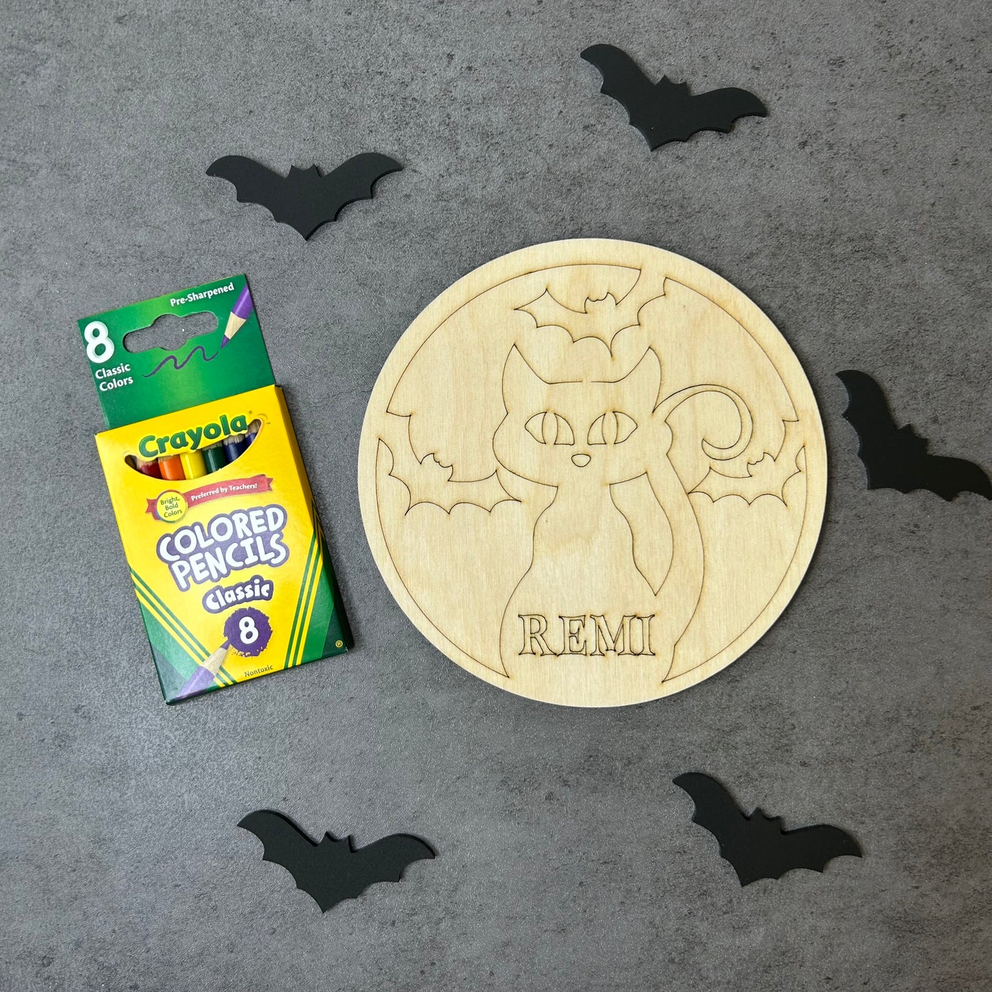 Halloween Personalized Cat Craft Kit