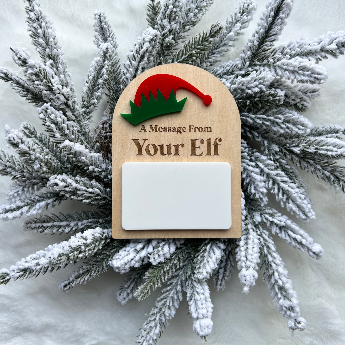 A Message from Your Elf - Dry Erase - Magnet