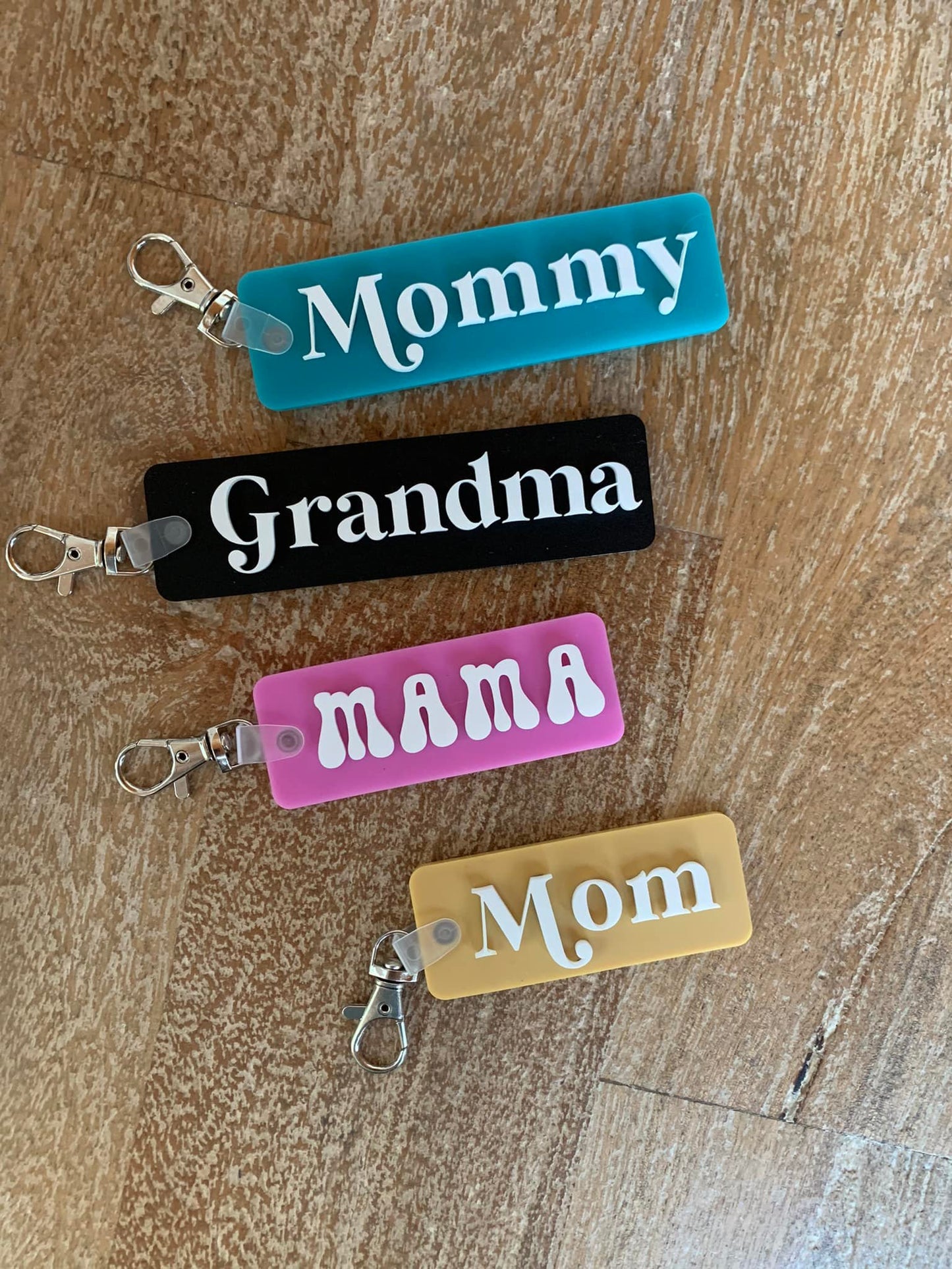 Acrylic Mother's Day Keychains