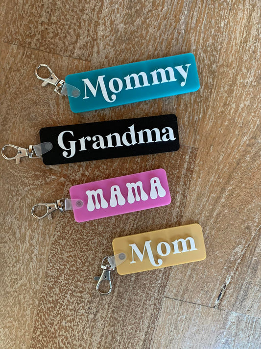 Acrylic Mother's Day Keychains