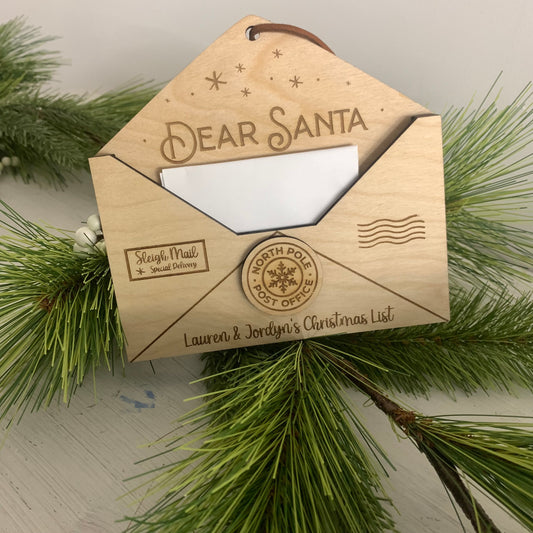 Santa Letter Ornament/Hanger