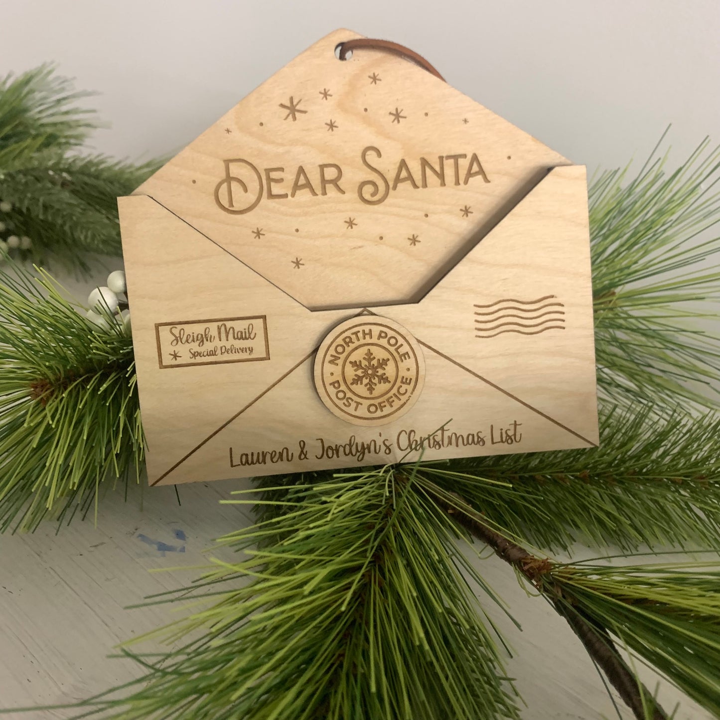 Santa Letter Ornament/Hanger