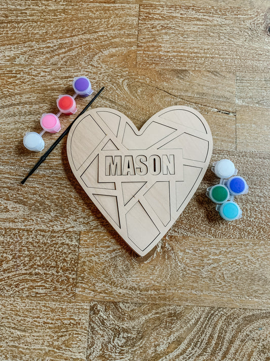 Valentine's Day Personalized Mosaic 3M Craft Kit