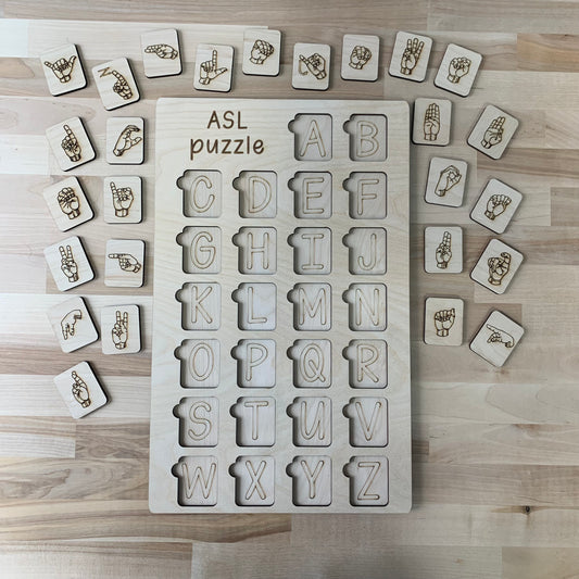 ASL Alphabet Puzzle